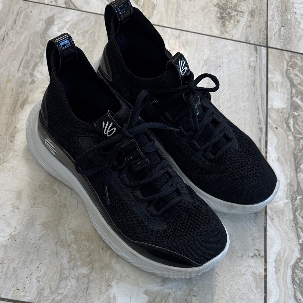 Under Armour Curry Flow Black and White Men's Basketball Sneakers